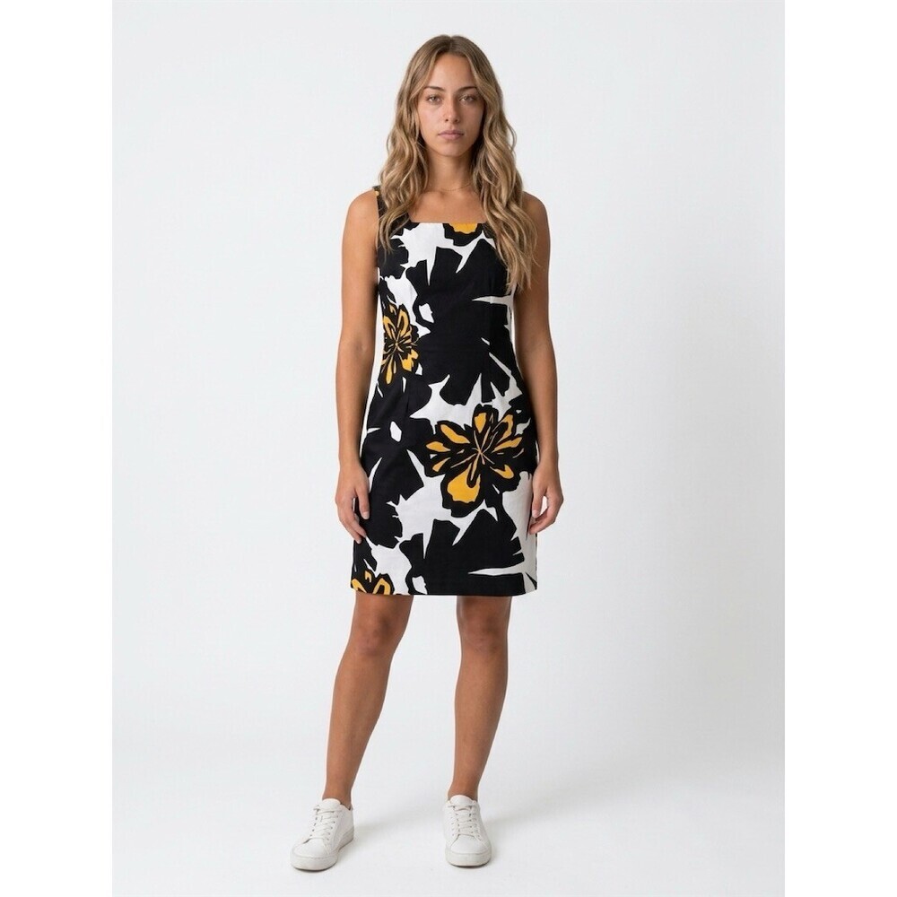 VENUS Sheath Dress Womens Size 10 Knee Length Sleeveless Floral Print